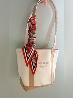 LL Bean Custom Boat and Tote Size Small